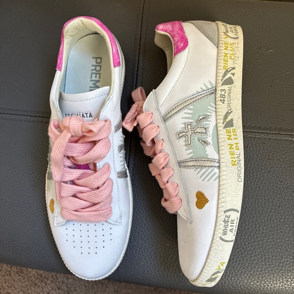 Premiata Andy low-top leather sneakers - Picture 2 of 13